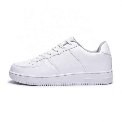 China Wholesale Factory Custom Logo Brand Airforce White Or Leather Shoe Men's Breathable Casual Sneakers Black Sports Shoes for sale