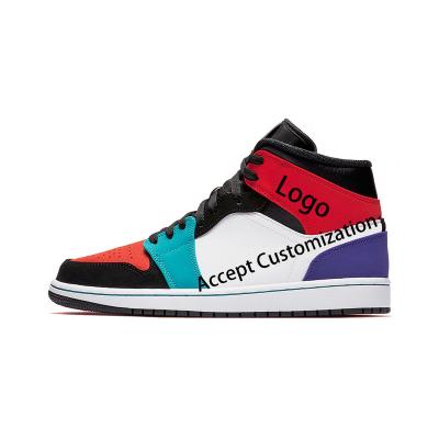 China Fashion Trend Factory Wholesale High Quality AJ 1 High Top Made in China Men's and Women's Casual Sports Style Shoes Basketball Sneakers for sale