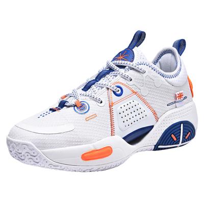 China High Quality Sports Active Sneakers OEM Custom Basketball Shoes Non Slip Custom Painted Soles Cheap Basketball Sneakers Mens Shoes Uppers for sale