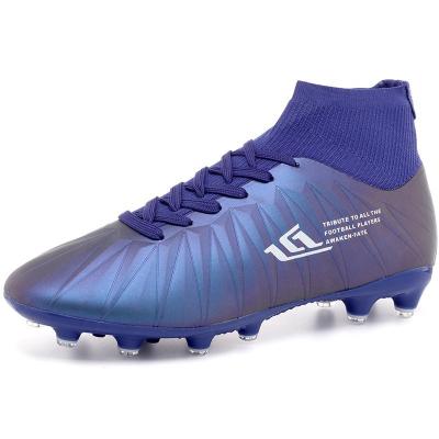 China Fashion\Comfortable\Durable Soccer Rejects 2022 Fashion Spikes High Top SG Soccer Cleats High Quality Leather Mens Soccer Botines De Futbol Shoes for sale