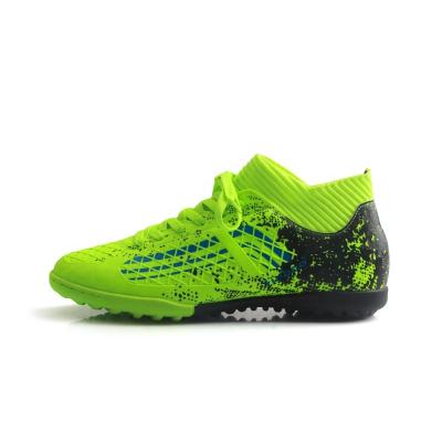 China Fashion \ 2022 Comfortable \ Durable Soccer Boots Designer Custom Soccer Cleats Shoes Knitted Mesh Men Breathable Unique Zapatillas De Futboll Shoes Hg Soccer Sneakers for sale