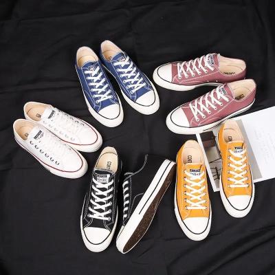 China Fashion Trend Factory Wholesale Design OEM Canvas Shoes Low Top Fashion Student Canvas Casual Style Sneakers for sale