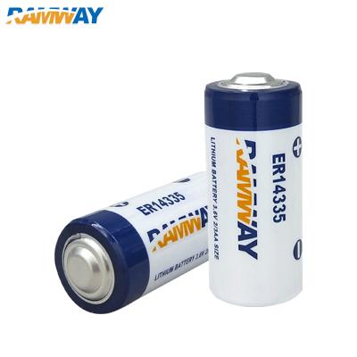 China Toys Customized LiSOCL2 Primary Lithium Battery ER14335 3.6V 1650mAh 2/3AA Primary Non-Rechargeable Battery for sale