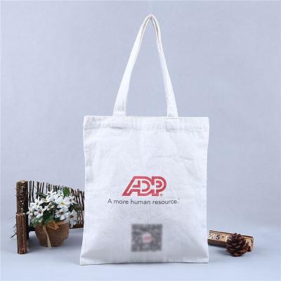 China Reusable High Quality Cotton Canvas Tote Bag, Standard Size Cotton Canvas Tote Bag for sale