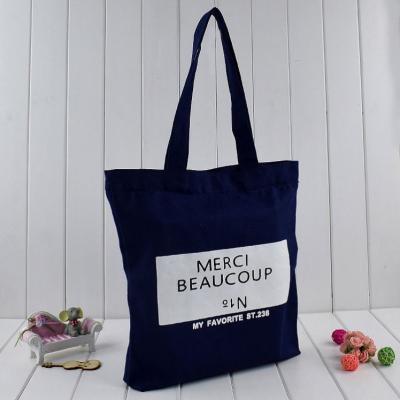 China New Style Reusable Black Canvas Tote Bag Cotton Canvas Bag Gift Custom Shopping Bag For Promotion for sale