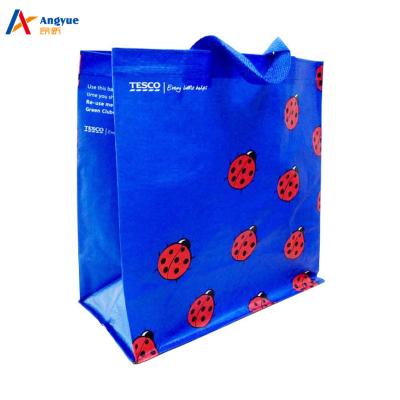 China Cheap Fashion Reusable China Recycled Laminated PP Woven Bag for sale