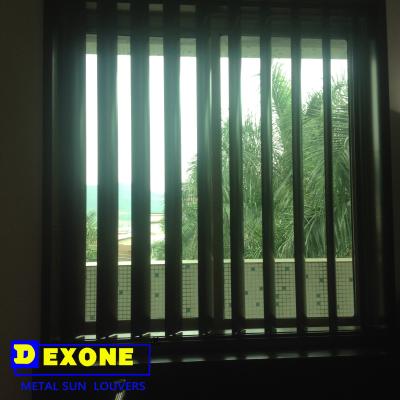 China Aluminium Aerofoil / Airfoil louver for building facade with vertical pattern for sale