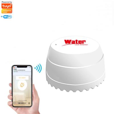 China Multifunctional Tuya Smart E-starri Smart Home Security Alarm System Water Leak Detector Wireless Wifi Water Alarm Sensor Works with Alexa for sale