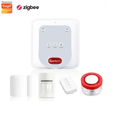 China Tuya Smart Home GSM+WiFi Zigbee Home Alarm System Remote Control APP Alarm System E-starri Smart Home Security GSM Alarm System Wireless Wholesale for sale