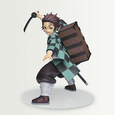 China Best OME Eco-friendly Material Hot Selling Customized Demon Slayer Kamado Nezuko Kamado Tanjirou Plastic Figure PU Action Number Tsuyuri Kanao for sale