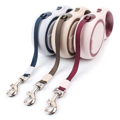 China 2021 Fashion New Style Retractable Leashes Dog Automatic Leash Pet Supplies For 3m/5m Outdoor Play for sale