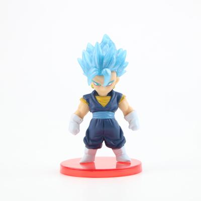 China Customized Mini Cartoon Toy 8cm Figure Whole Goods Sales OME PVC Toys PVC Anime Son Goku Super Saiya DBZ Toys Acton Figure for sale