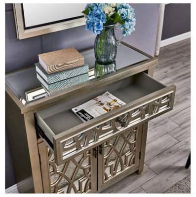 China Mirror With Drawers Wood Decor Mirrored Storage Living Room Chest Solid Wood Cabinet Mirrored Furniture Wholesale for sale