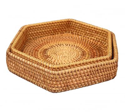 China Traditional rattan basket for sale