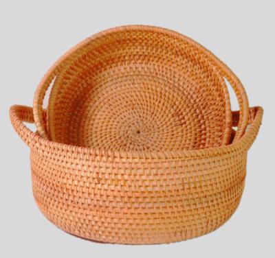 China Traditional rattan basket for sale