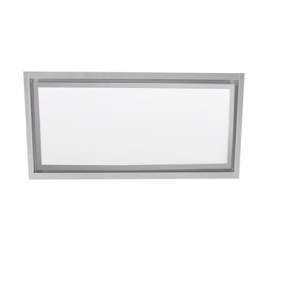 China New Commercial Ceiling Hood Europe Style Fully Built In Kitchen Range Hood LED Light Remote Control Panel for sale