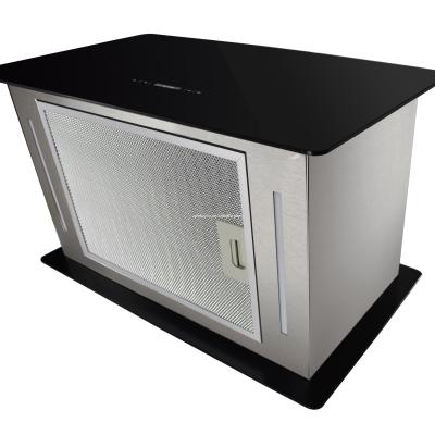 China Hand made island cooker hood 250W DES 400MM motor EEI class with wifi function for sale