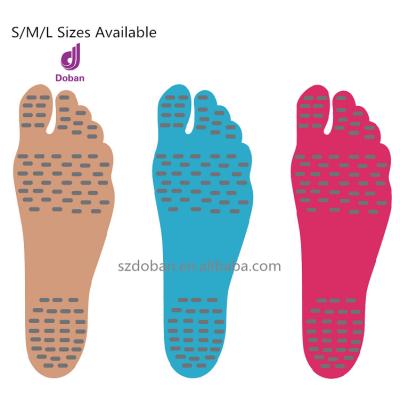 China Newest Sales Silicone Foot Pad Design Stick On Shoes On Sale Foot Protection Sticker Shoes for sale