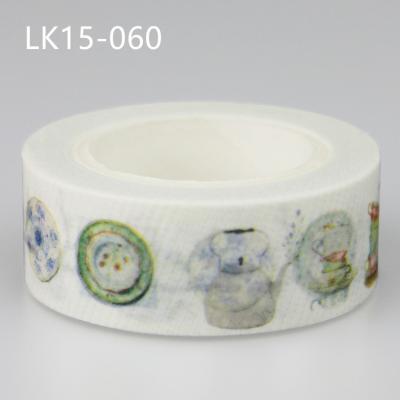 China stationery waterproof wholesale cheap sticky decoration color tape for sale