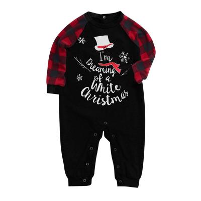 China Aliexpress hot sale parent-child costume Christmas eaby QUICK-DRY European and American Christmas printing parent-child pajamas set for child for sale