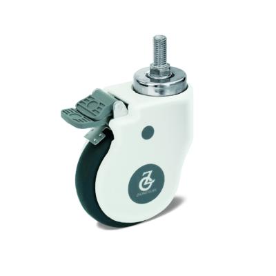 China Baby Caster Wheel Zogo 4944-11G Manufacture 4inch 100mm Medical Caster Wheel Universal With Brake for sale