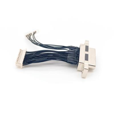 China Electronic 25 Pin D-Sub Male to Hirose 20 Pin Connector + Molex 8 Pin PicoBlade for sale