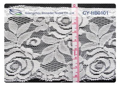 China New Design Cotton Nylon Lace , Nylon + Cotton 10cm Width CY-HB0101 for sale