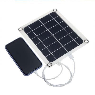 China Best Selling 10 Watt Outdoor Fan Photovoltaic Solar Panel For Mobile Phone Charging Treasure 182mmx182mm for sale