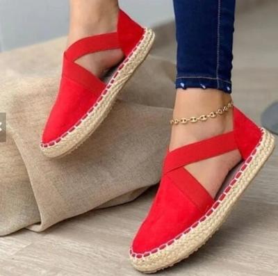 China Fashion Trend Factory Outlet Women's Flat Sandals Solid Color Round Toe Flat Hollow Ankle Wrap 2021 Ladies Sandals for sale