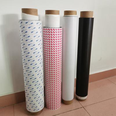 China Industrial Magnet Flexible and Permanent Rubber Magnetic Sheets Adhesive Backed Magnet Roll for sale