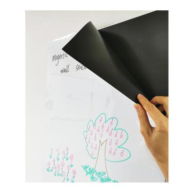 China Custom Magnet Size Dry Erase Soft Magnetic Whiteboard Wall Sticker for sale