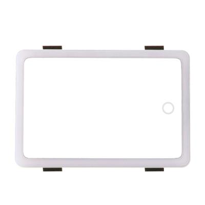 China Car Sun Visor Vanity Mirror Lighted Makeup Mirror With LED Lights Sun-shading Cosmetic Mirror for sale