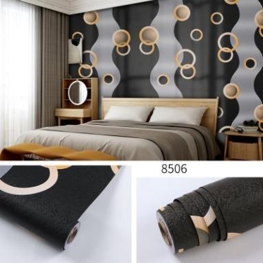 China ECO-Friendly+waterproof+self-adhesive FM factory wholesale low moq PVC self-adhesive waterproof wallpaper in rolls for home decoration for sale