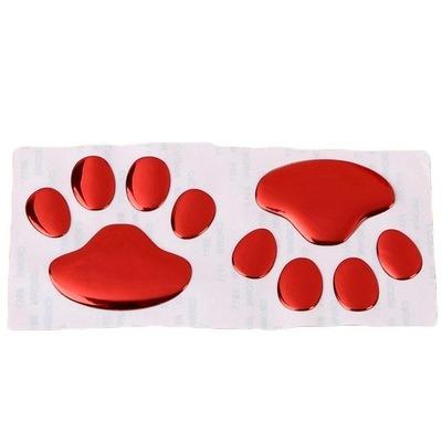 China Body Decals 3D Window Dog Paw Painting Panda Paw Factory Direct Supplier Exterior Vehicle Use Funny Decoration Car Window Sticker for sale