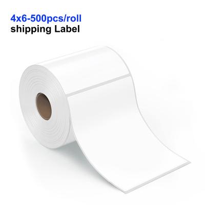 China Waterproof Chinese Factory Production Shipping Labels Barcode Printer Compostable Thermal Label Roll for sale