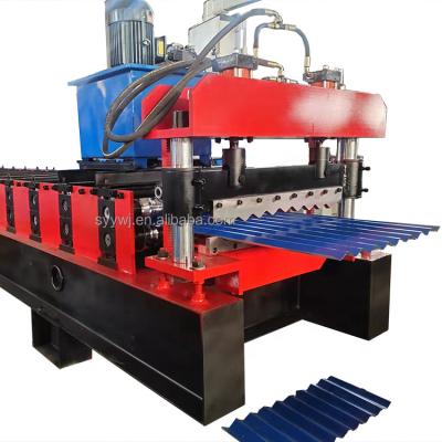 China Building Material Stores Corrugated Roll Forming Machinery for sale