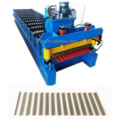 China Building Material Shops Corrugated Roof Sheet Making Machine for sale