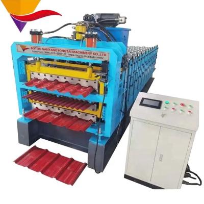 China Building Material Shops Roofing Tile Making Machinery for sale