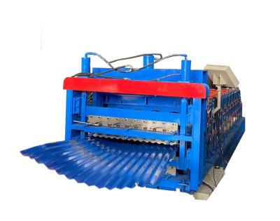 China Factory Color Steel Three-Layer Tile Automatic Tile Machine One Machine Three Uses for sale