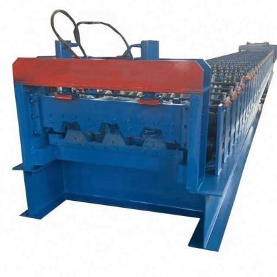 China Building Material Stores Steel Floor Deck Metal Galvanized Roll Forming Machine for sale