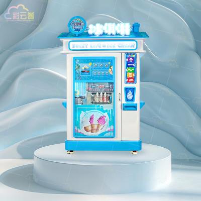 China Fully Automatic Ice Cream Vending Machine Business For Shopping Malls for sale