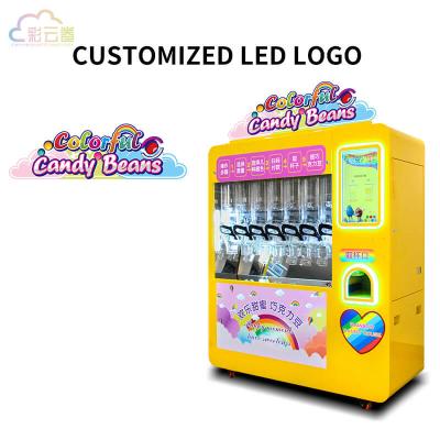 China Kleuren Candy Bean Vending Machine Munt Gewerkt 5,6Kg Capaciteit Te koop