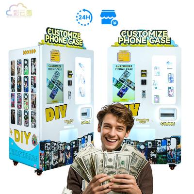 China Android IOS Phone Case Printing Vending Machine with Global Language Support and QR Code Payment Method for sale