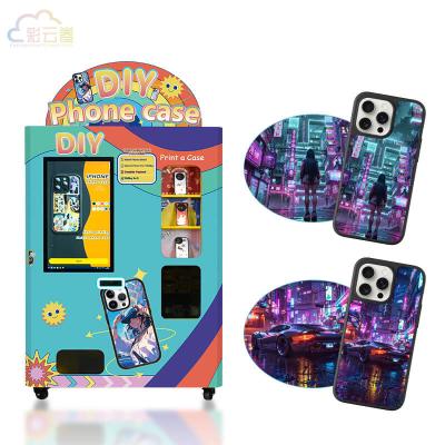 China Custom Huawei Phone Case Printer Vending Machine 220V 50Hz With Variable Ink Droplet Technology for sale