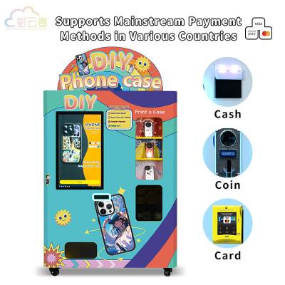 China Self Service Mobile Phone Case Printing Vending Machine With 32 Inch Touch Screen Display for sale