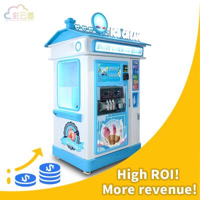 China Shopping Mall Ice Cream Vending Machine Commercial  L126*W100*H266cm Size for sale