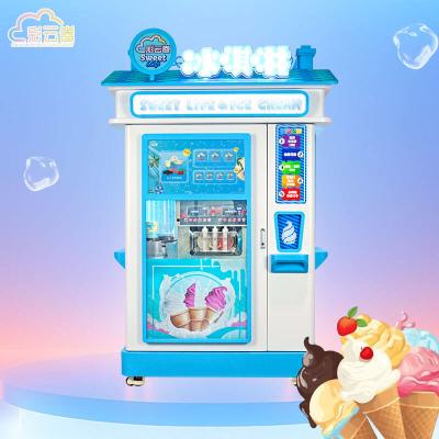 China Automatic Vending Ice Cream Machine Custom Color For Office / Metro for sale