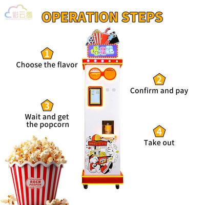 China 70KG Commercial Popcorn Machine Vending 40g/Cup Customized Color for sale