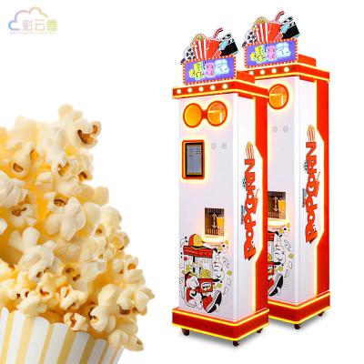 China Coin Operated Popcorn Vending Machine 70KG 40g/cup Metal Acrylic Plastic Material for sale