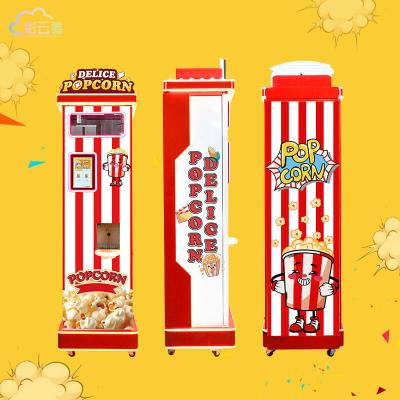 China Caramel Popcorn Vending Machine 70kg 2 Minutes Dispensing Speed for sale